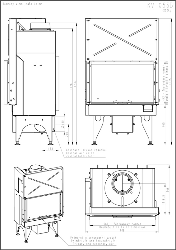 Чертёж KV 055B