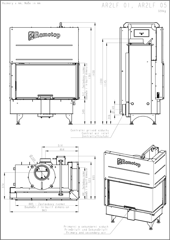 Чертёж Angle R/L 2g L 88.51.44