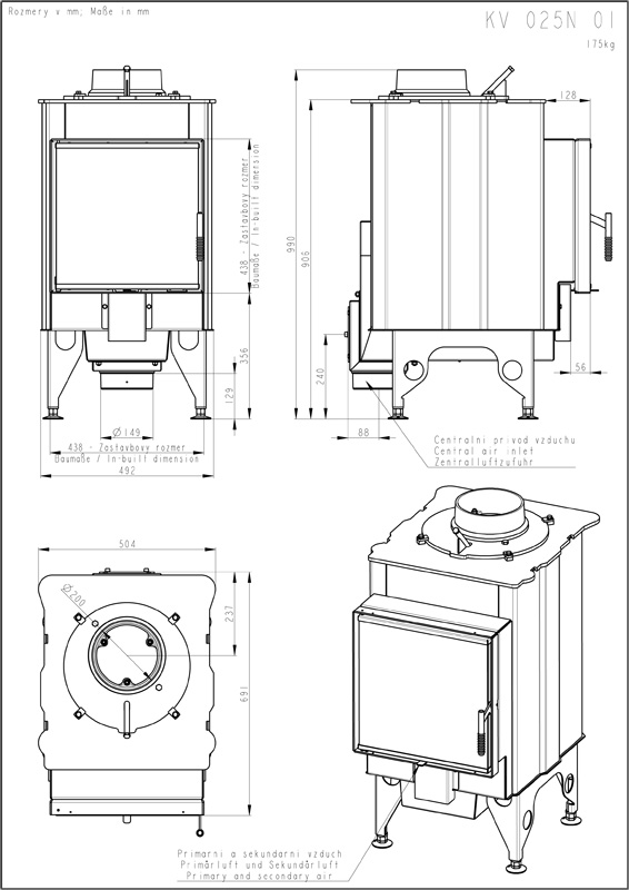 Чертёж KV 025 N 01