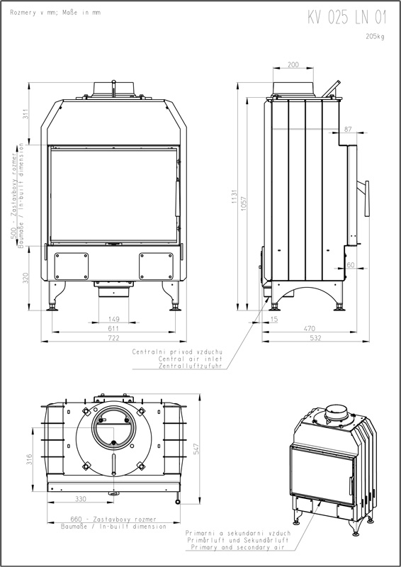 Чертёж KV 025 LN 01